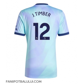 Arsenal Jurrien Timber #12 Tricou Fotbal Replică 2024-25 Barbati Treilea